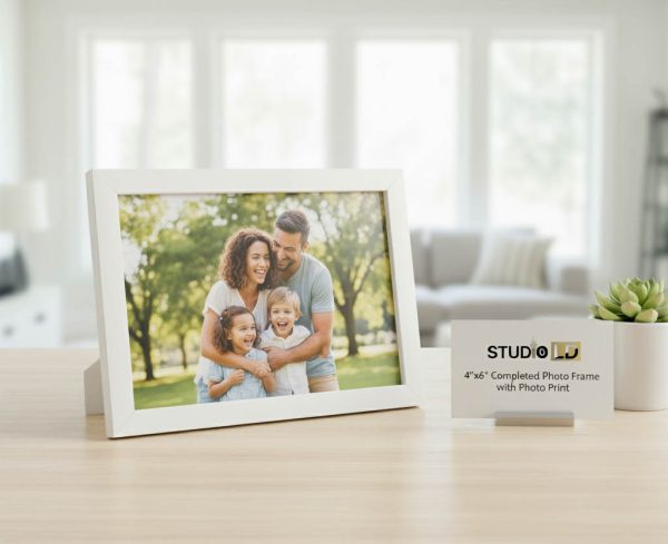 White Photo Frame 4R | 4X6 with Print