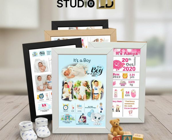 New Born Baby Birth State Frames - 8"x12" to 12"x18"